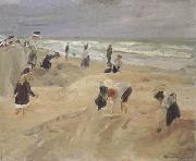 Max Liebermann Beach Seach Scene at Nordwijk (nn02) china oil painting reproduction